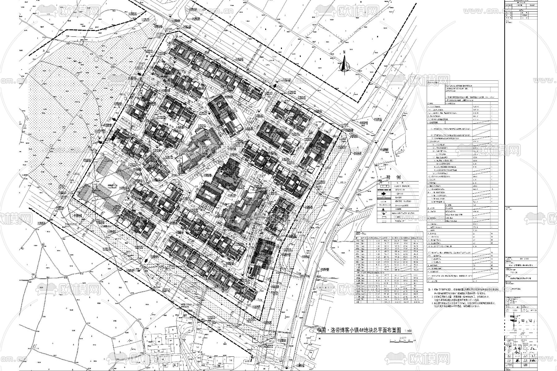 景观建筑商业街  步行街 古镇cad施工图下载（渲染图1）