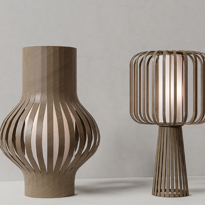  景观灯 镂空灯 户外灯su模型 