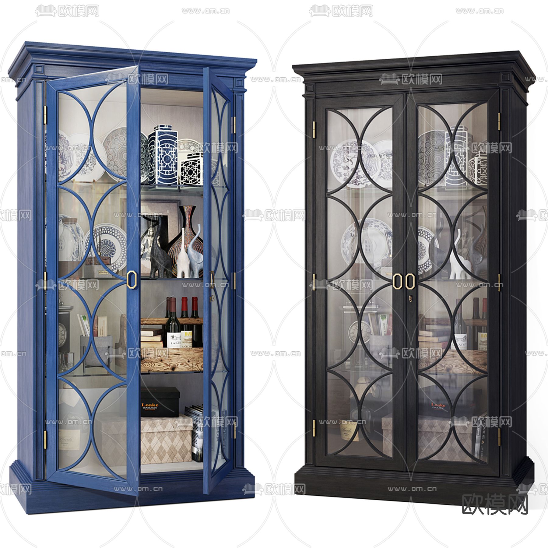 展示柜3d模型下载