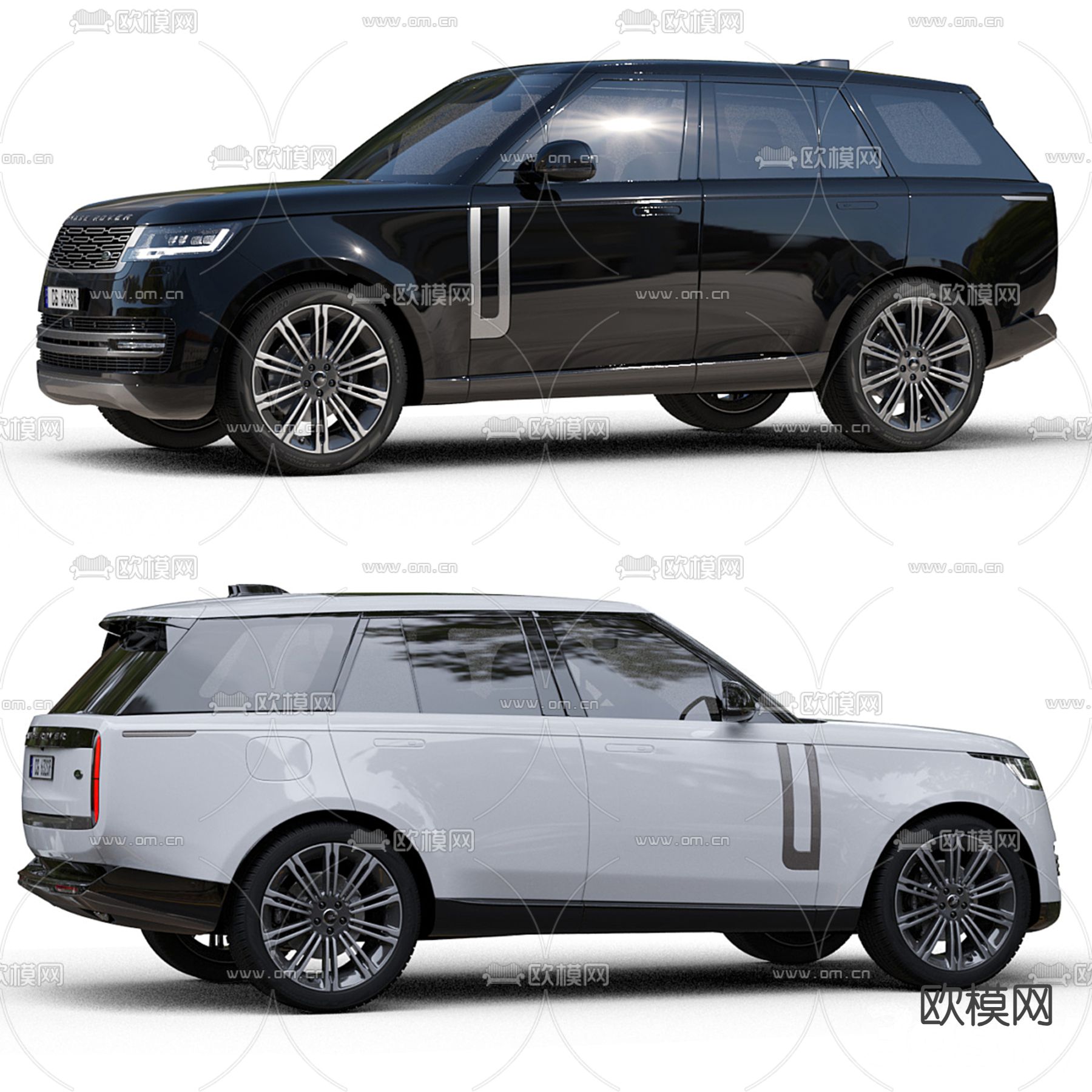 汽车 轿车3d模型下载（渲染图2）