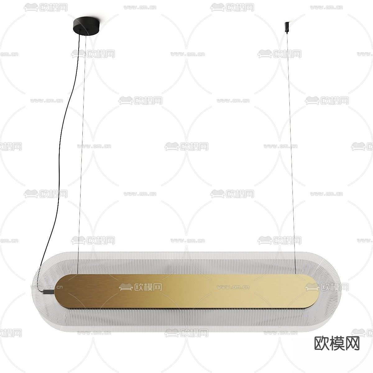 Roche Bobois Dorienne 吊灯3d模型下载（渲染图2）