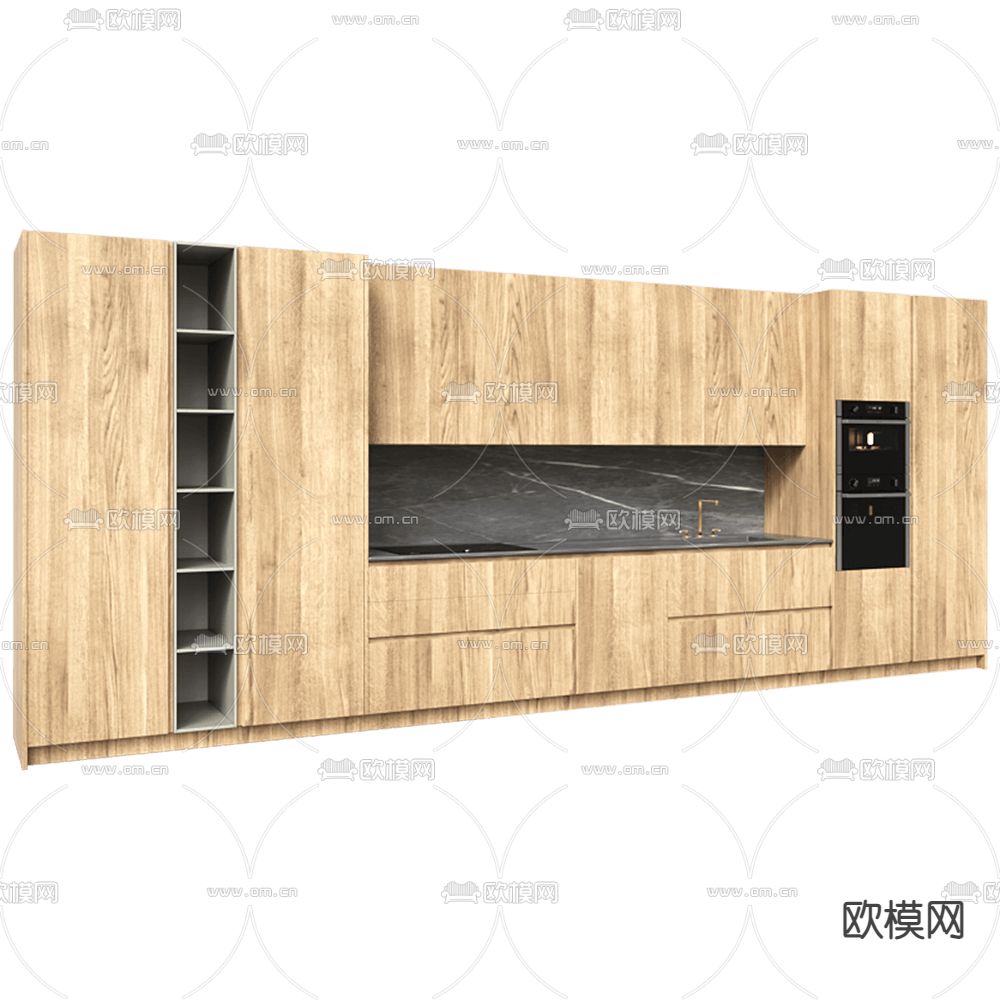 TM Italia 侘寂橱柜3d模型下载