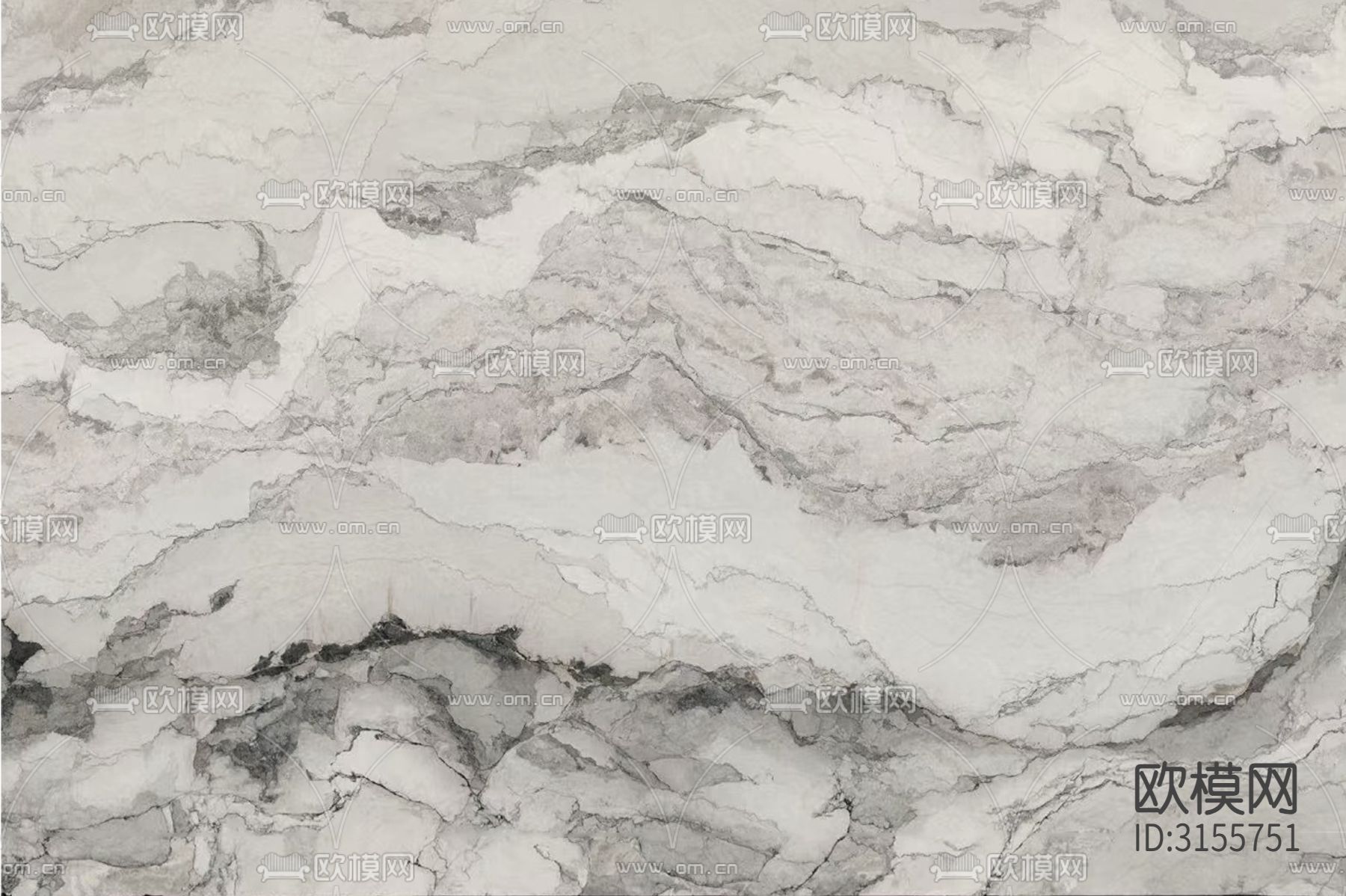 烟雨江南大理石 奢石 岩板贴图下载