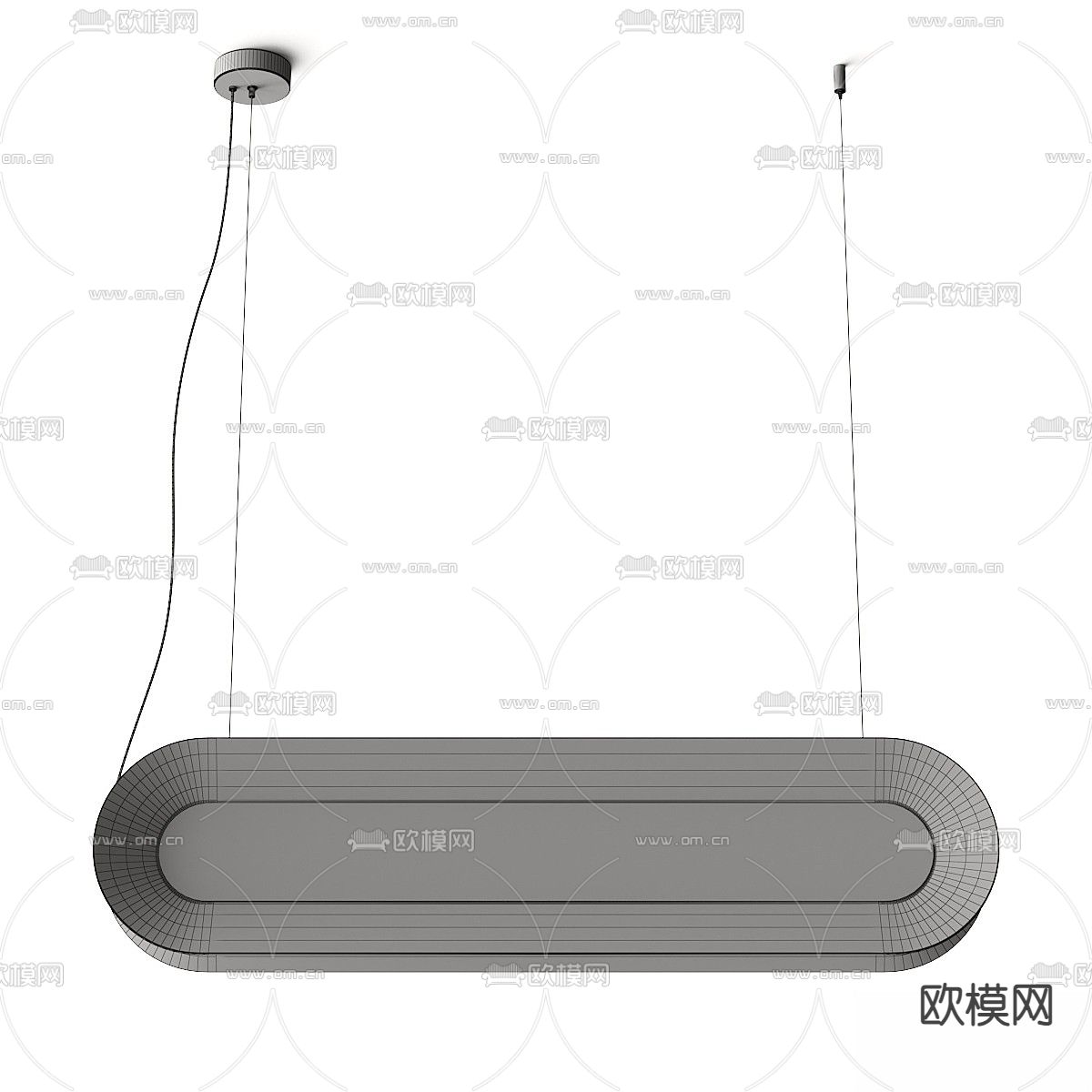Roche Bobois Dorienne 吊灯3d模型下载（渲染图3）