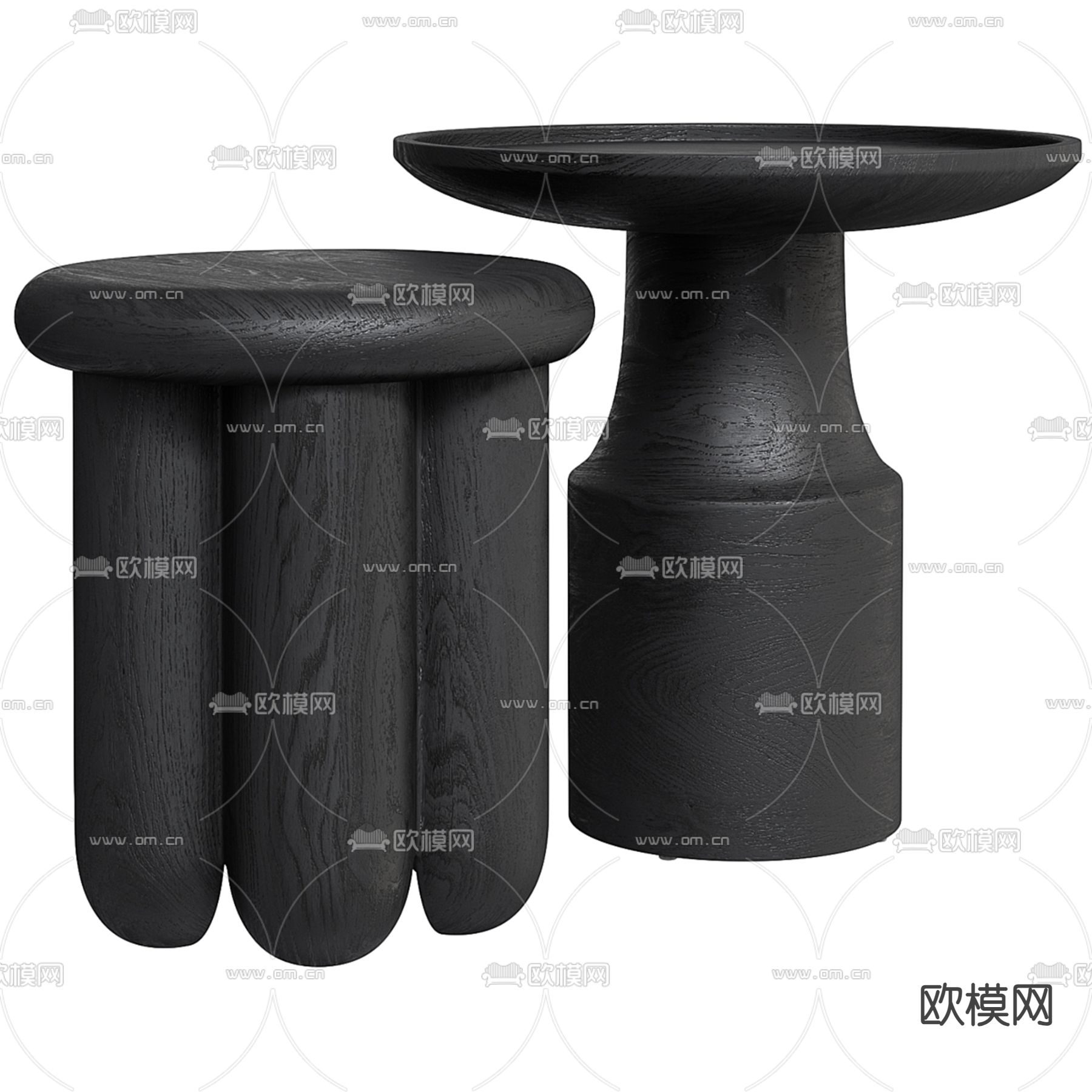 Poliform 边几角几3d模型下载（渲染图1）