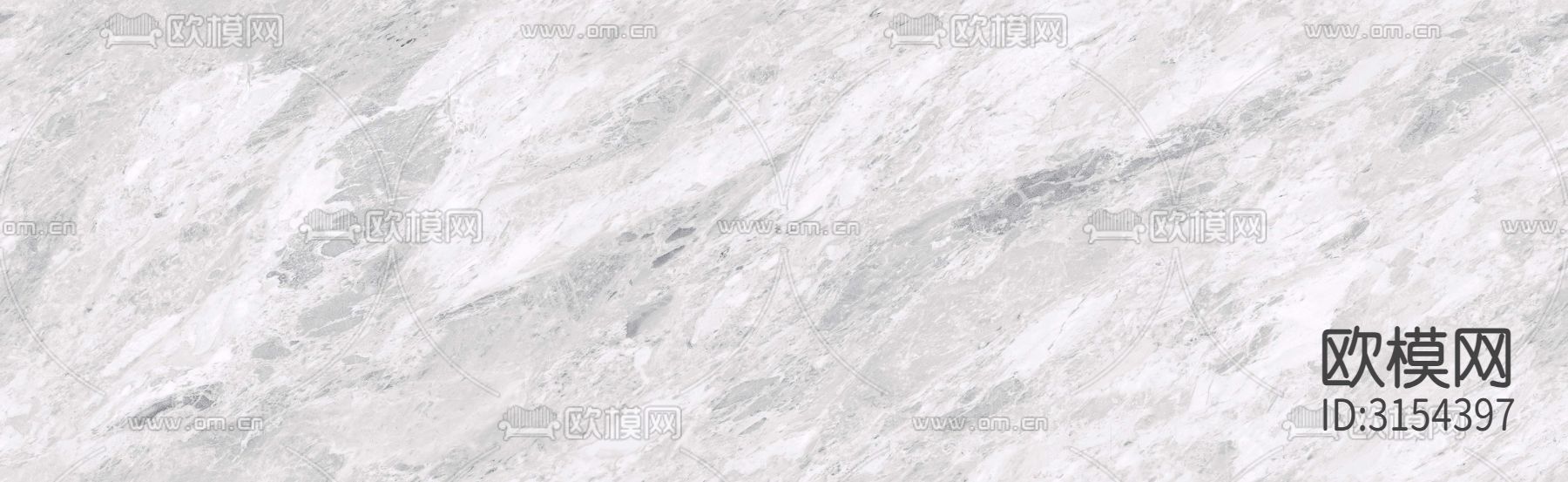 白色水墨纹大理石 岩板贴图下载（渲染图2）