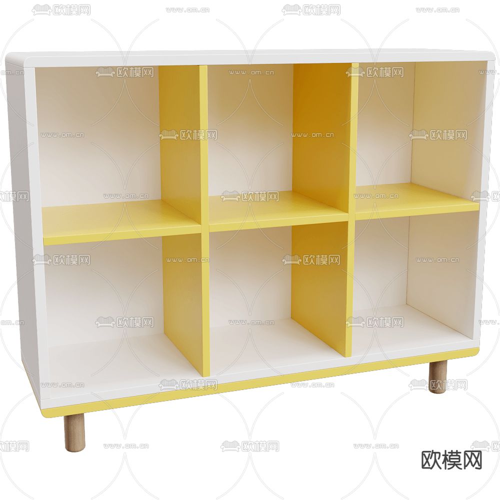 儿童柜子 边柜 收纳柜3d模型下载