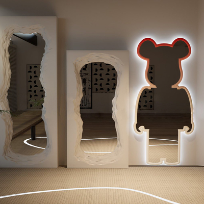  现代穿衣镜su模型 