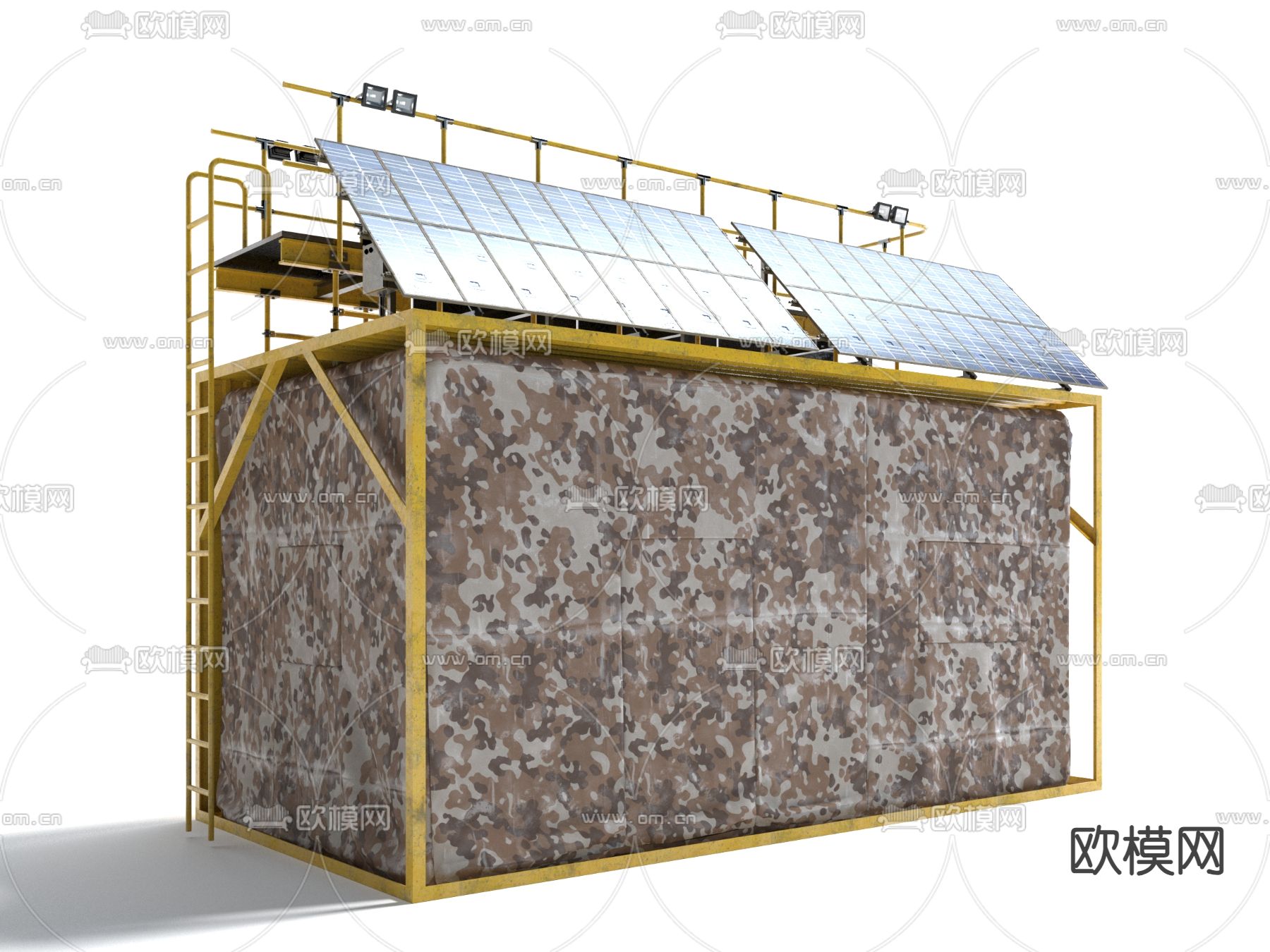 帐篷 营帐 遮阳棚 暖棚3d模型下载