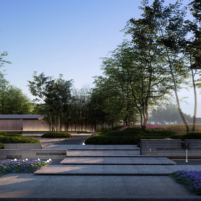  示范区 售楼部 先行区su模型 