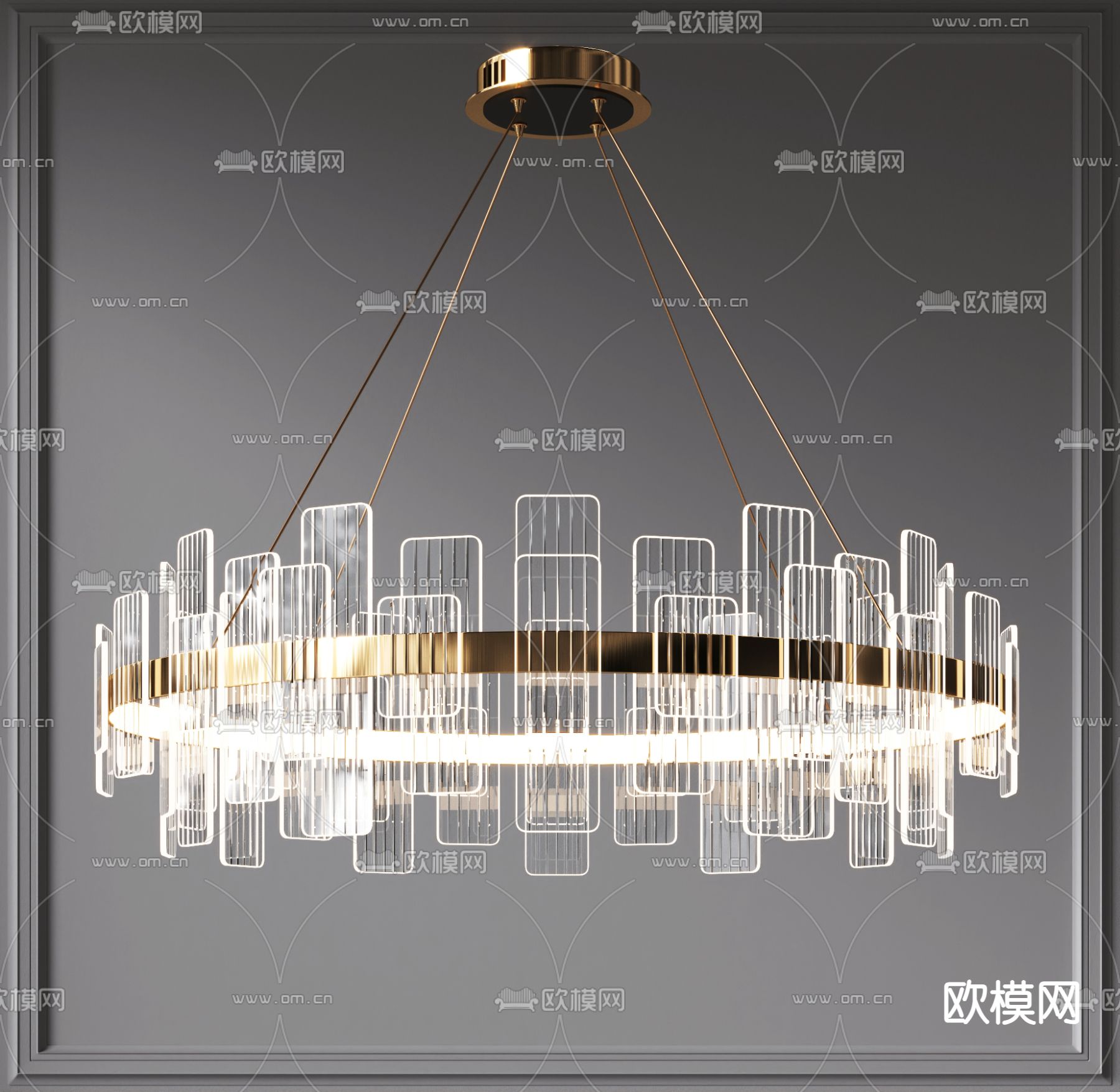 现代水晶吊灯  艺术吊灯 创意吊灯3d模型下载