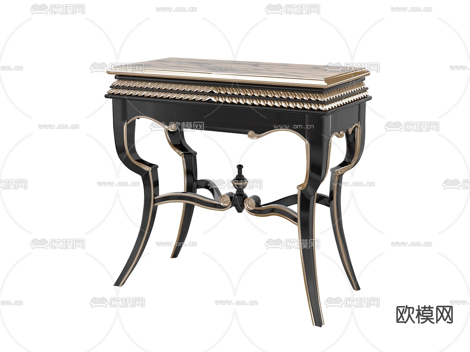 简欧边几 角几 桌几3d模型下载