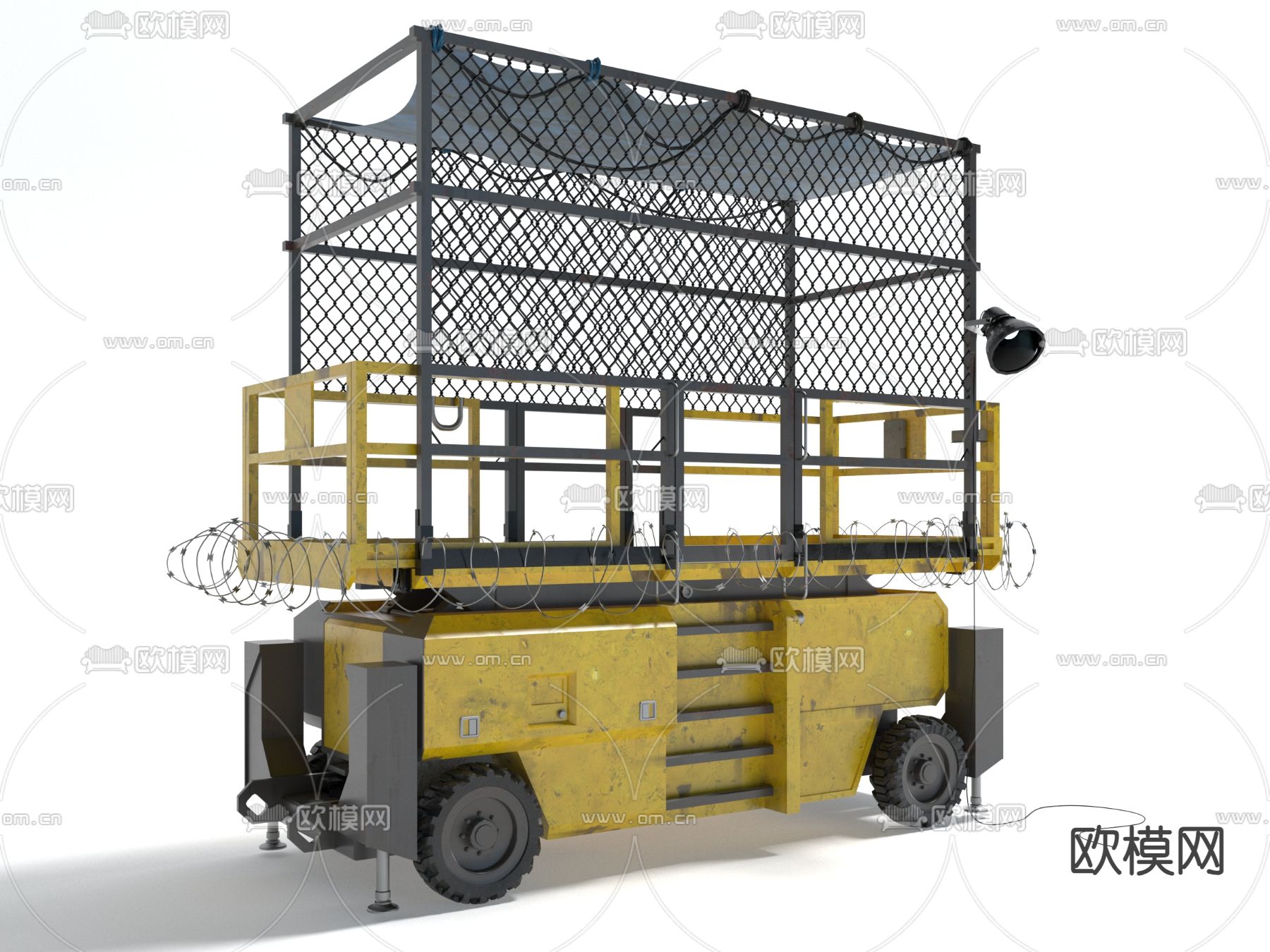 功能车 防护车 交通工具3d模型下载