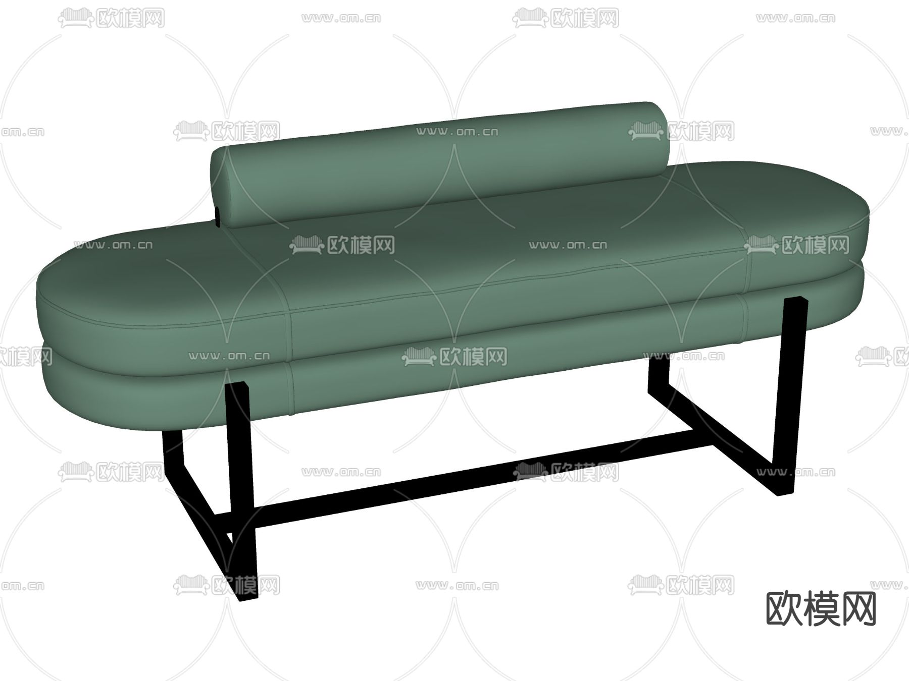 床尾凳su模型下载（渲染图1）