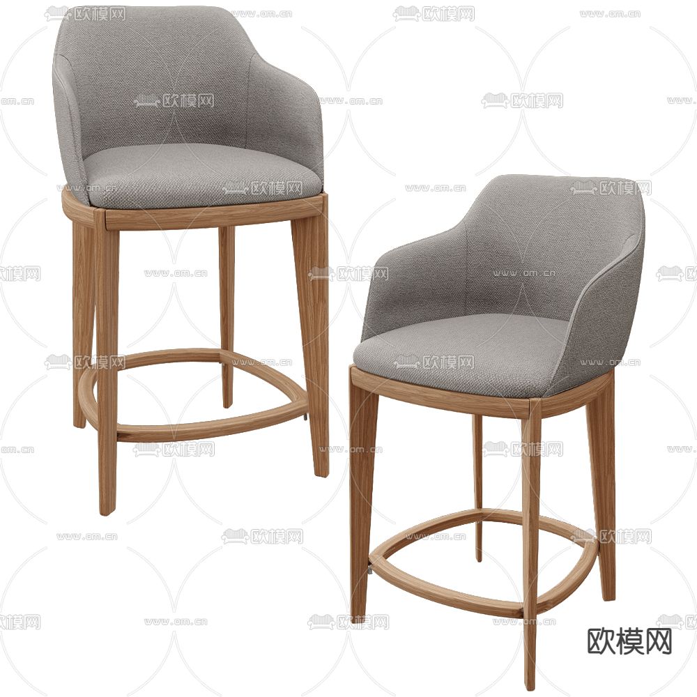 Lagom 吧椅3d模型下载