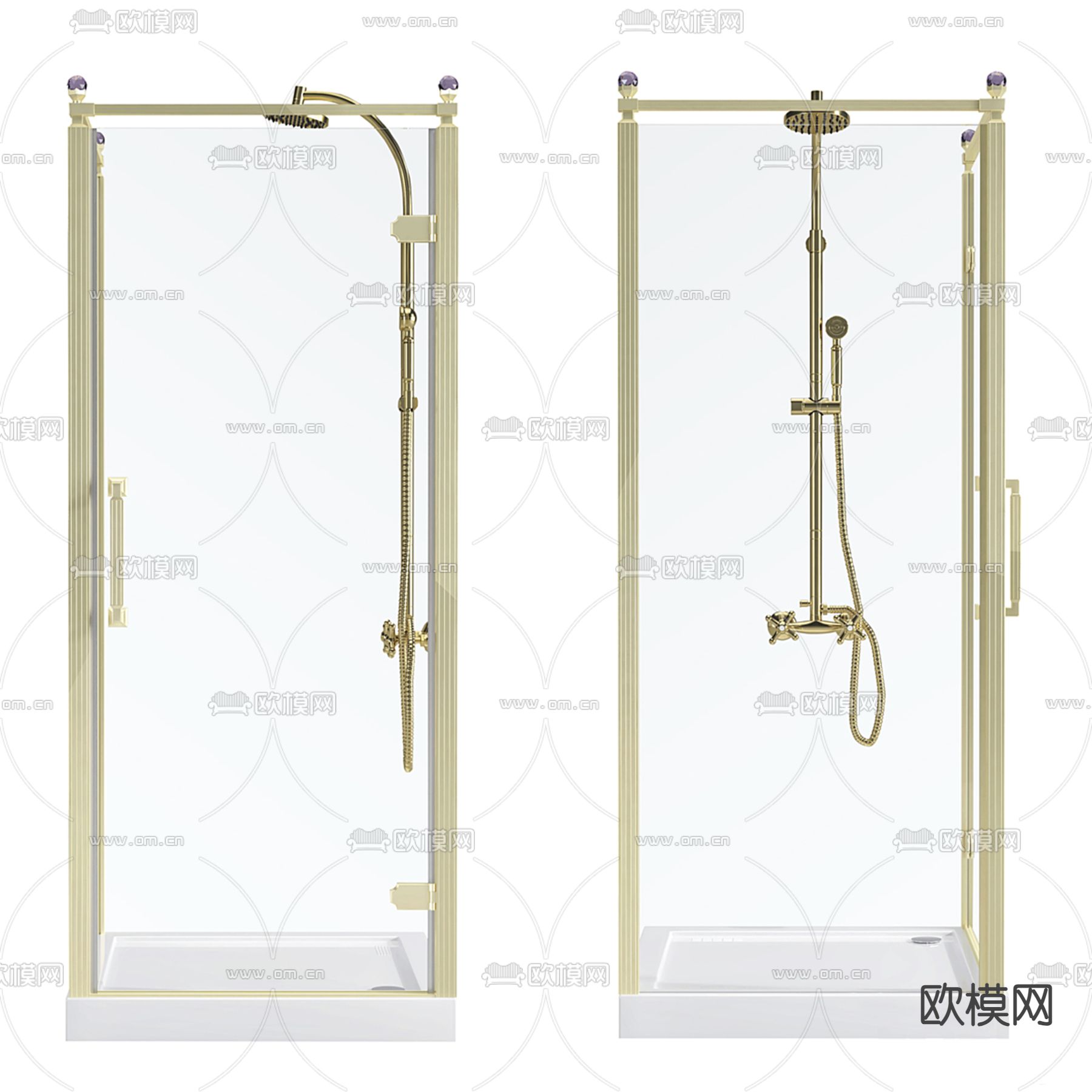 Beta Cube淋浴角3d模型下载