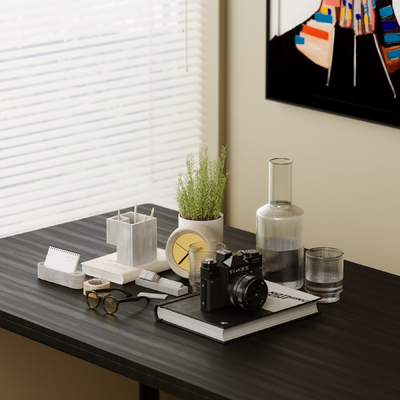  装饰品 绿植 办公用具su模型 