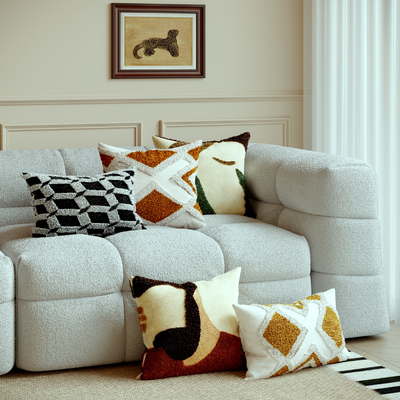  奶油风羊毛抱枕 靠枕su模型 