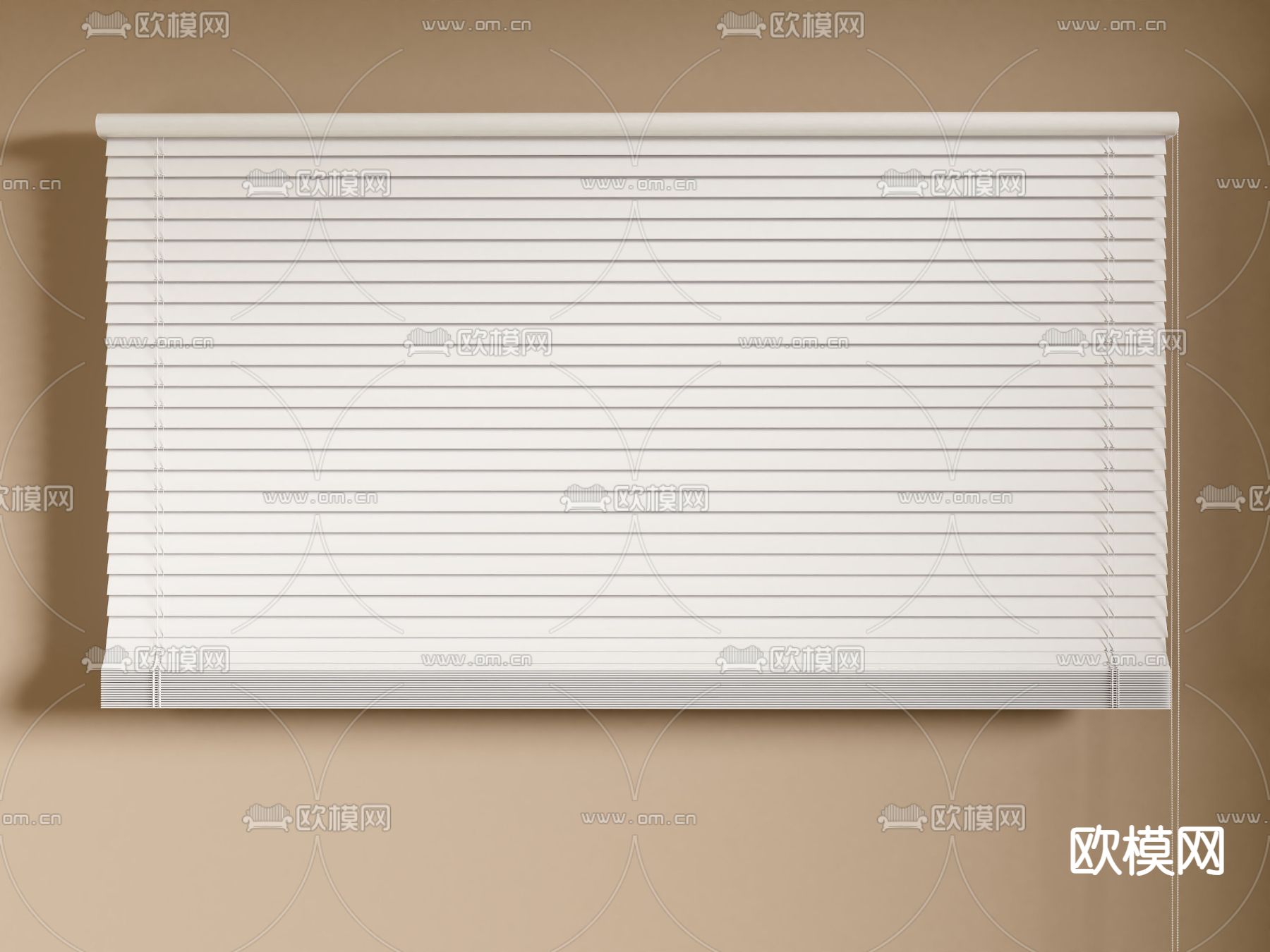 百叶帘  窗帘3d模型下载