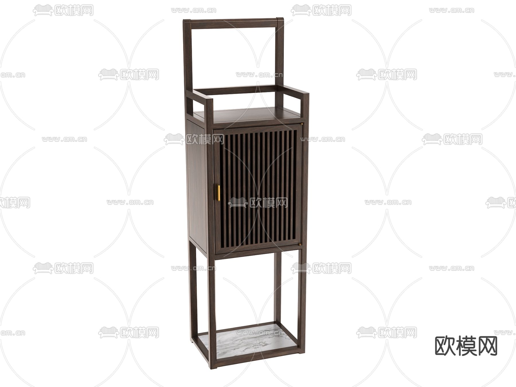 新中式斗柜3d模型下载