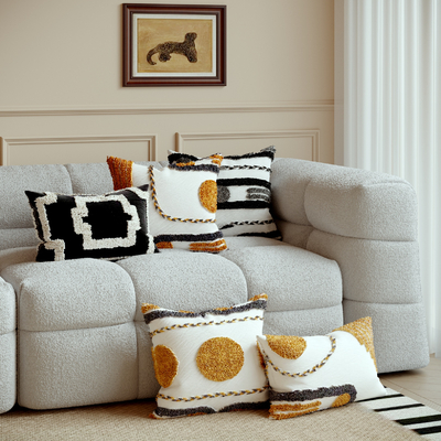  奶油风羊毛抱枕 靠枕su模型 