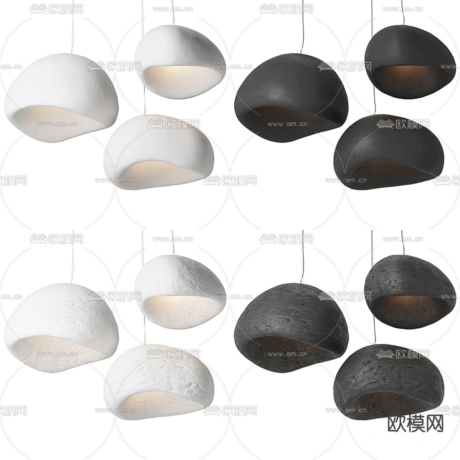 现代吊灯 装饰吊灯3d模型下载（渲染图2）