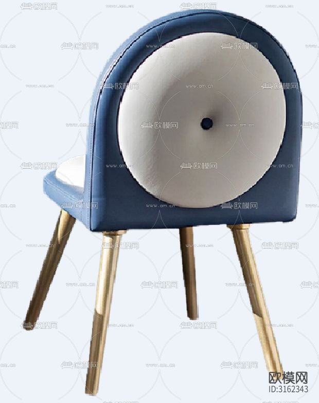 现代椅子家具设计cad大样图下载（渲染图1）