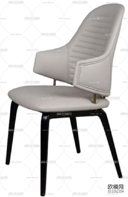 现代椅子家具设计cad大样图下载（渲染图1）