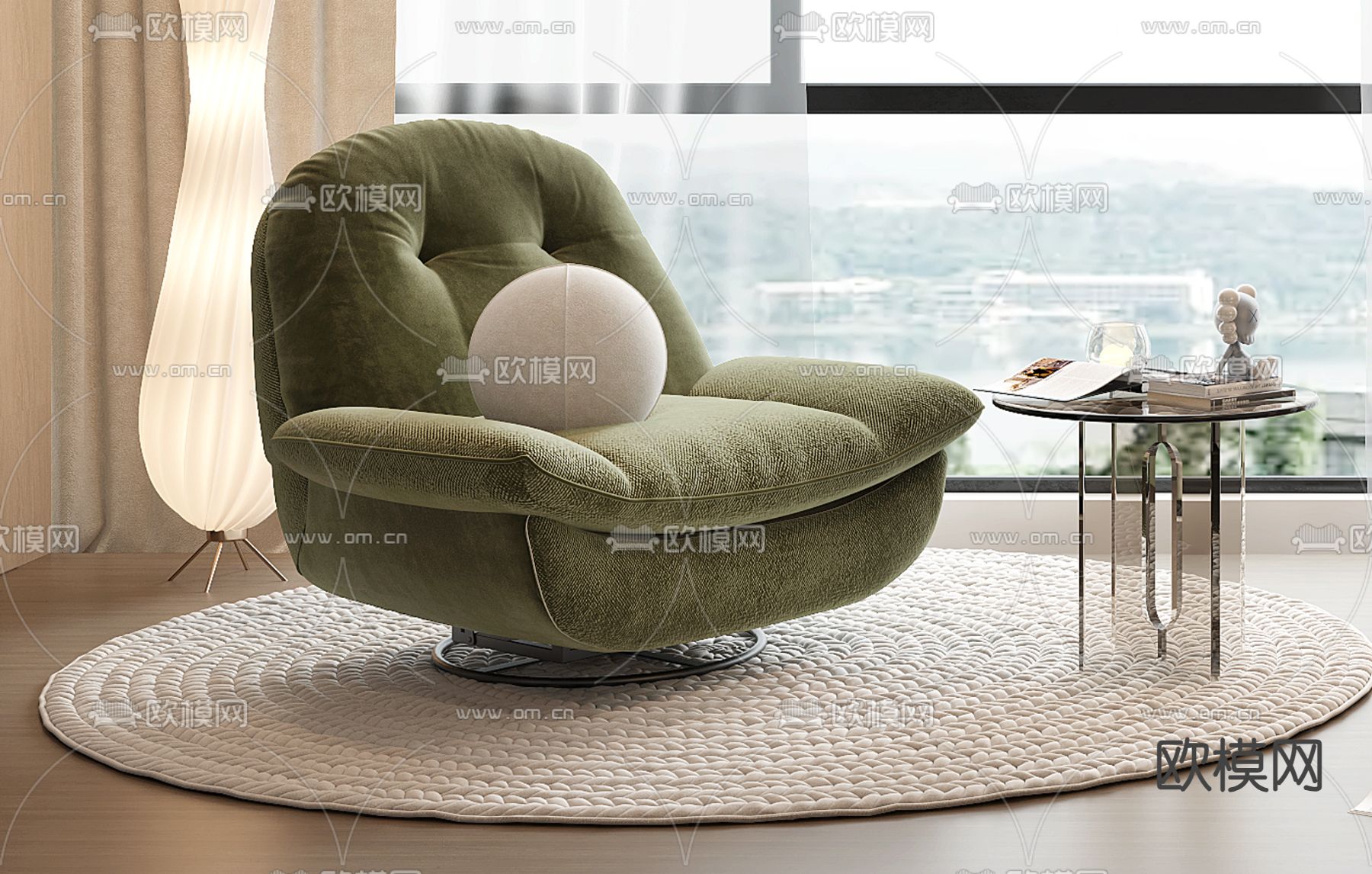 懒人沙发 休闲沙发3d模型下载