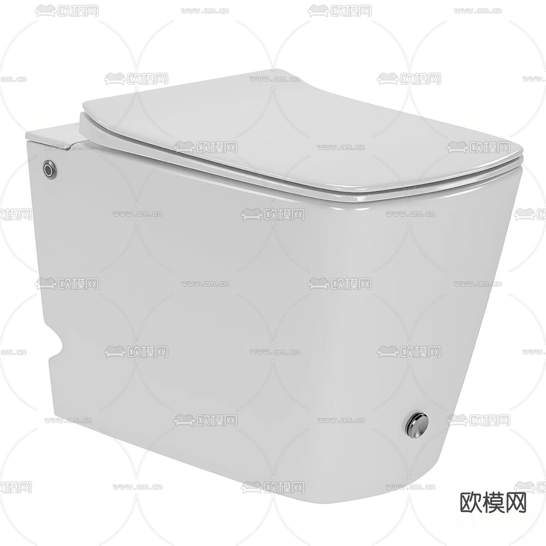 Disgrazia 马桶 坐便器3d模型下载（渲染图1）