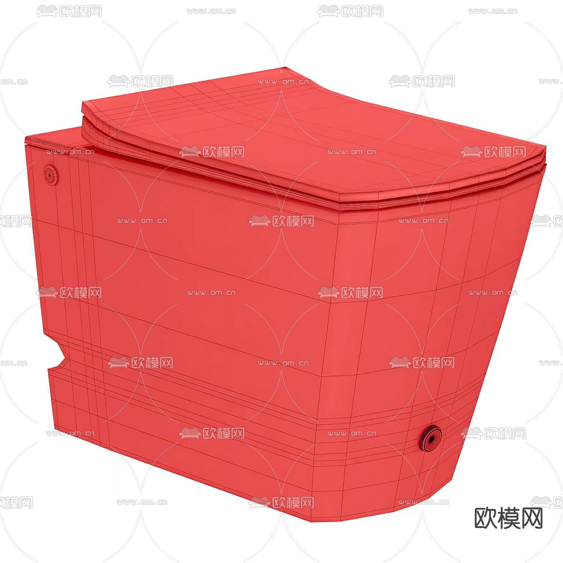 Disgrazia 马桶 坐便器3d模型下载（渲染图2）