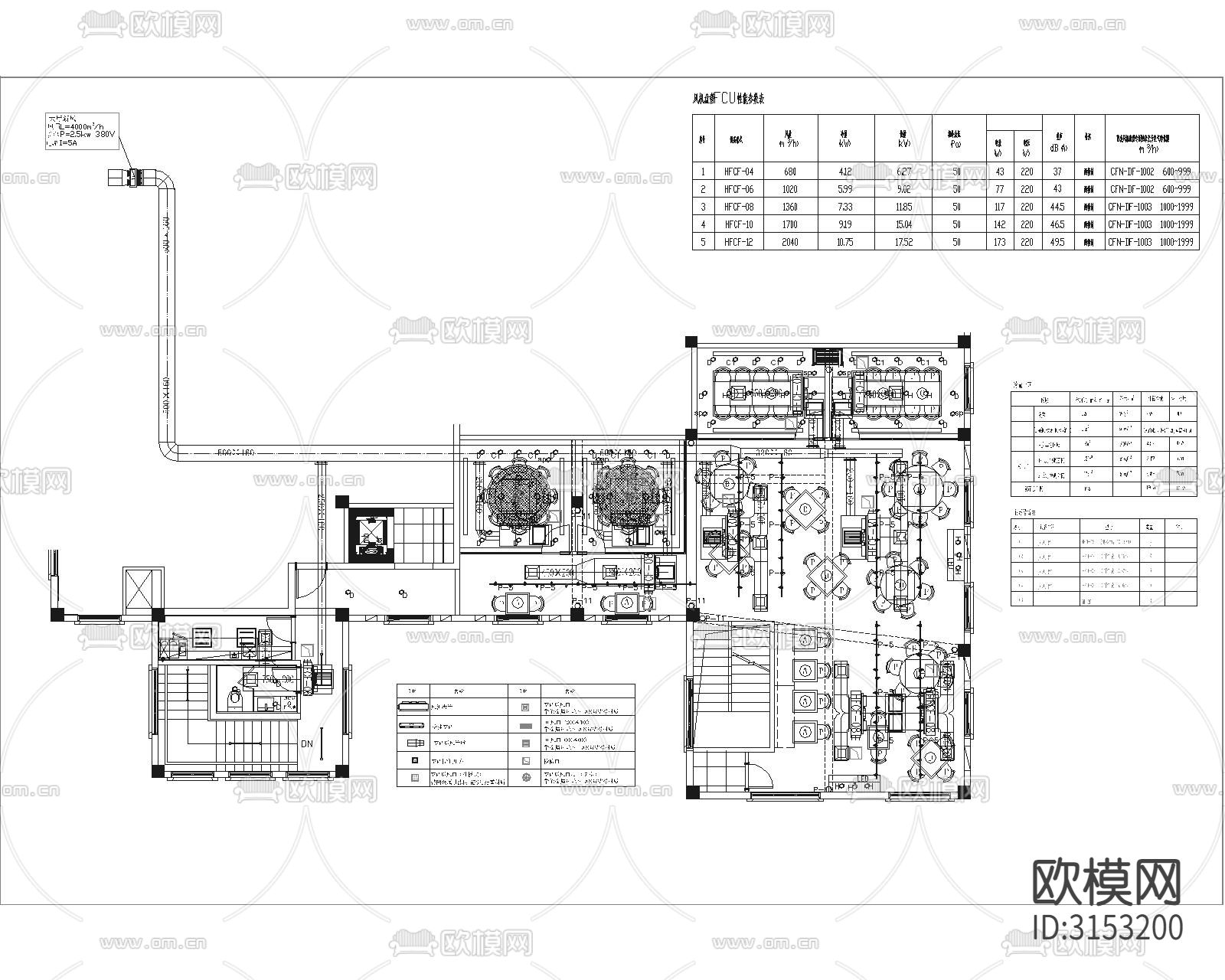 西餐厅水电图cad施工图下载（渲染图10）