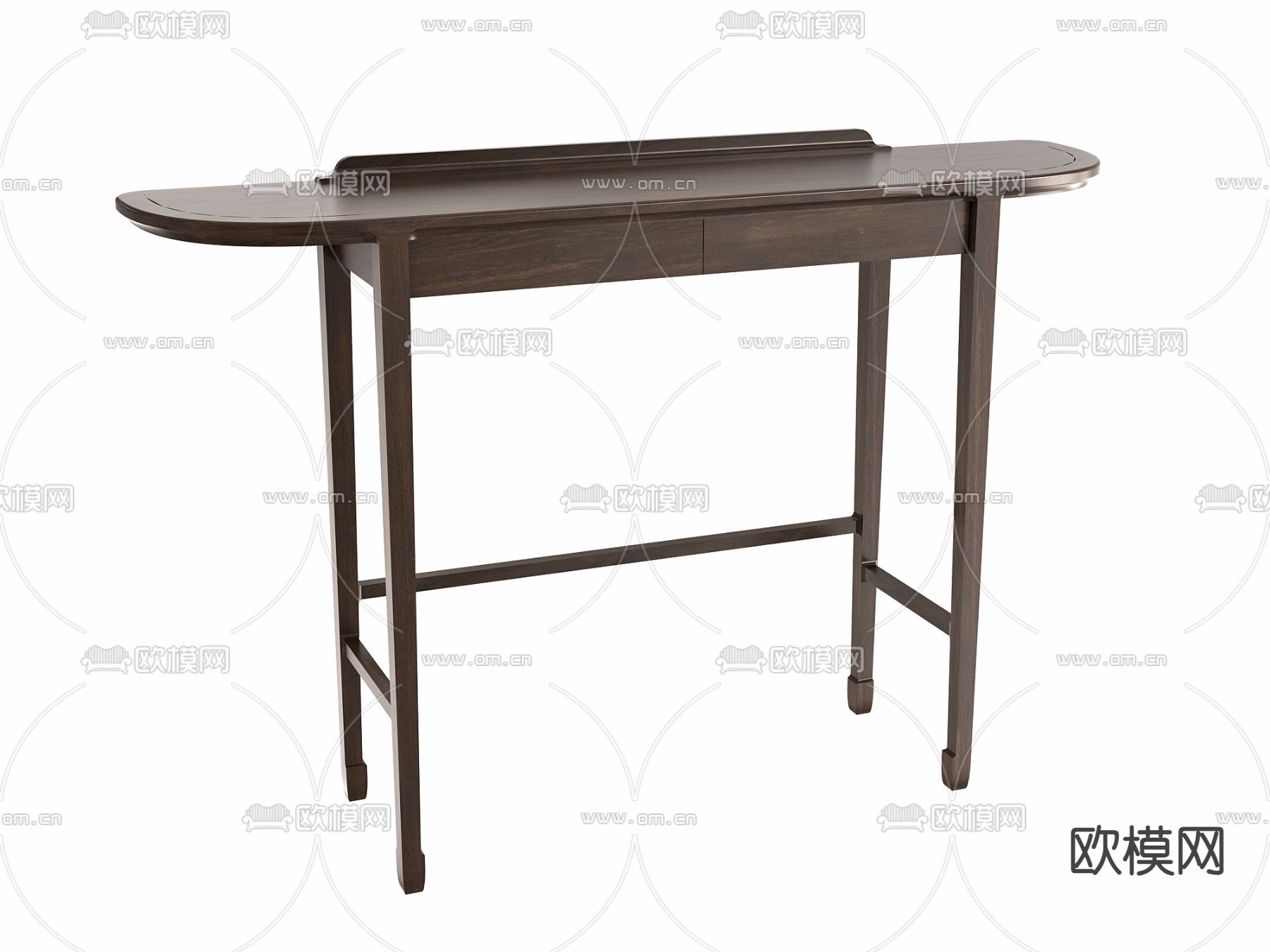 新中式端景台 条案3d模型下载