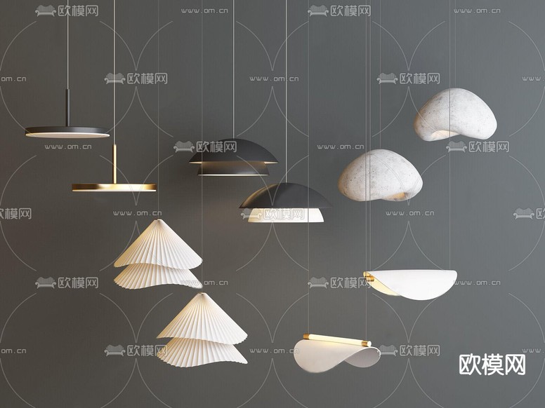 创意吊灯 餐厅吊灯3d模型下载