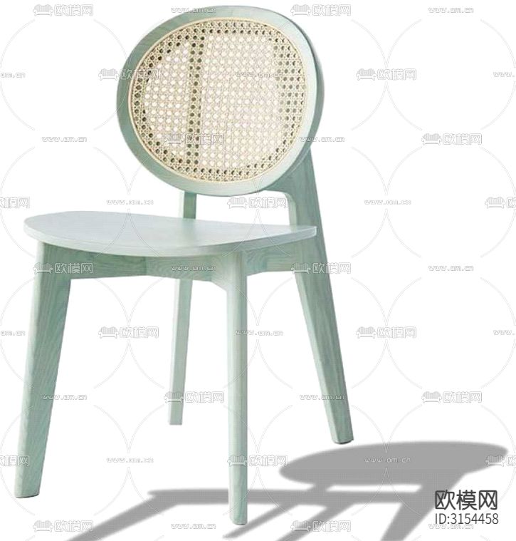 现代家具 椅子设计cad施工图下载（渲染图2）