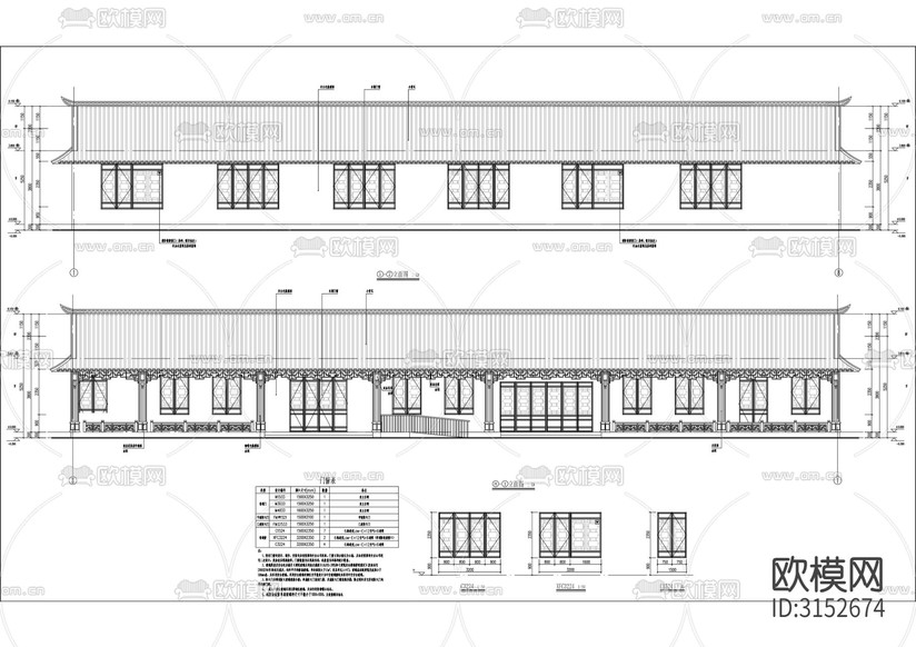 社區(qū)綜合服務中心建設cad施工圖下載(渲染圖9)