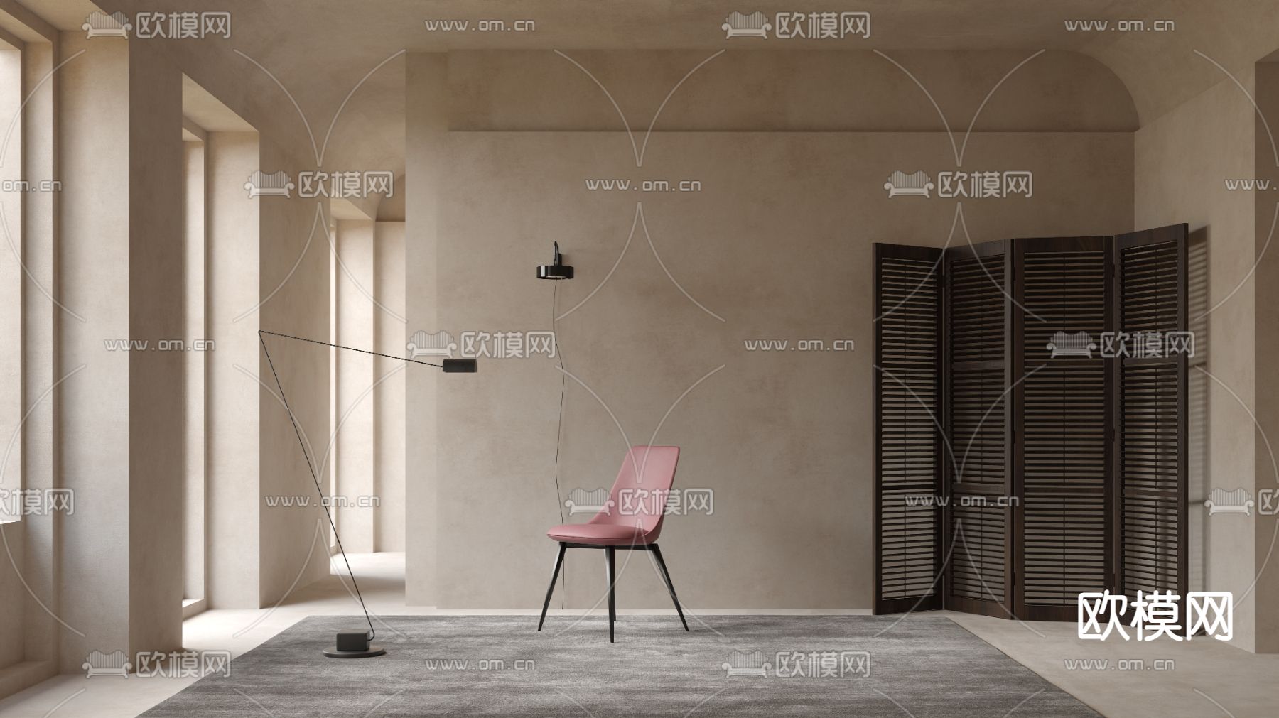 Bonaldo 椅子 餐椅3d模型下载