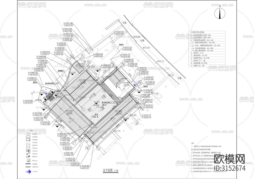 社區(qū)綜合服務中心建設cad施工圖下載(渲染圖10)