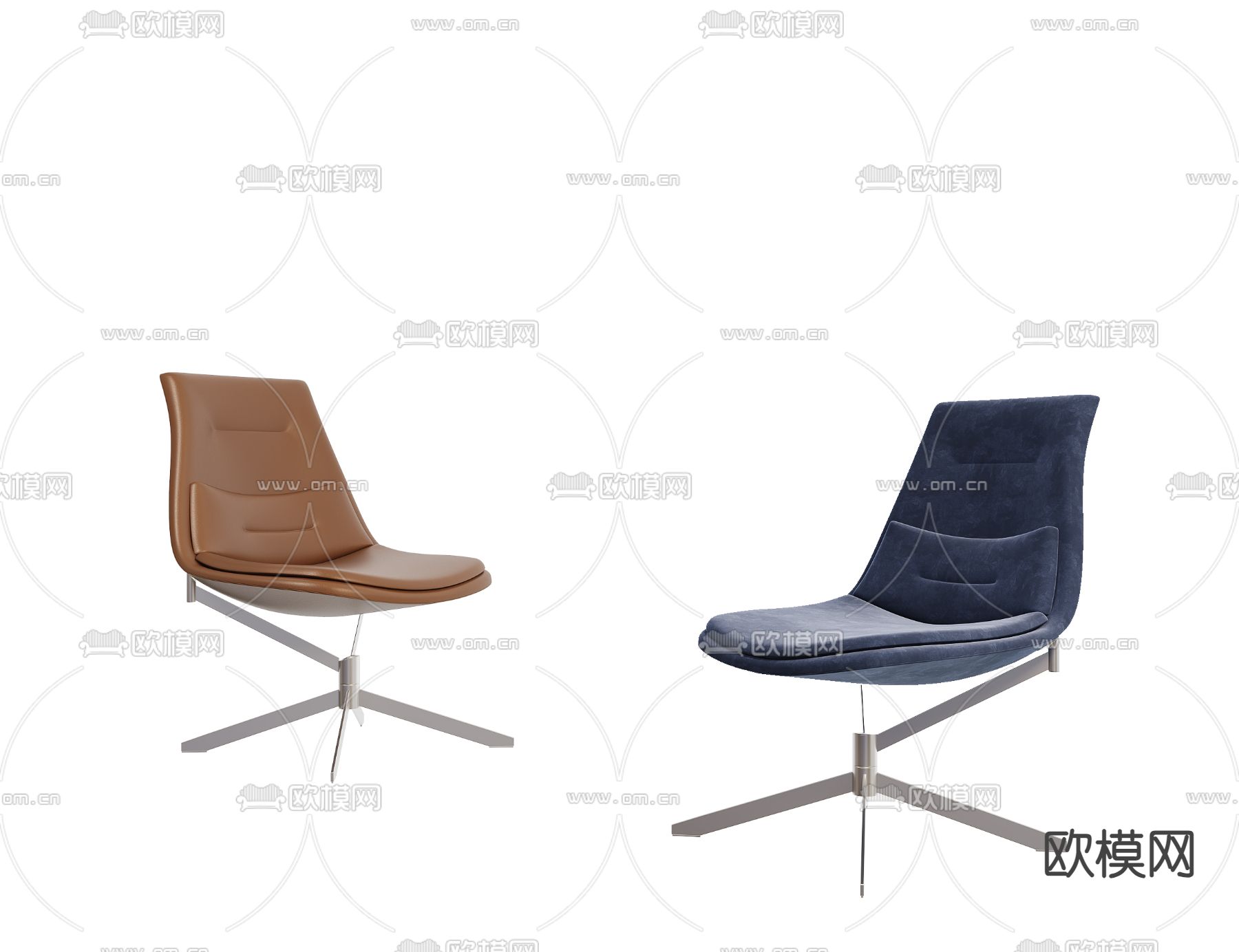 现代办公椅3d模型下载