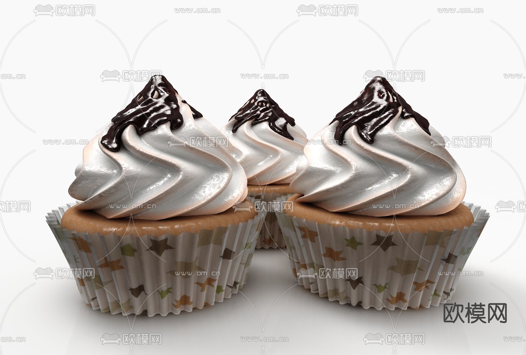 食物 美食 糕点 蛋糕3d模型下载