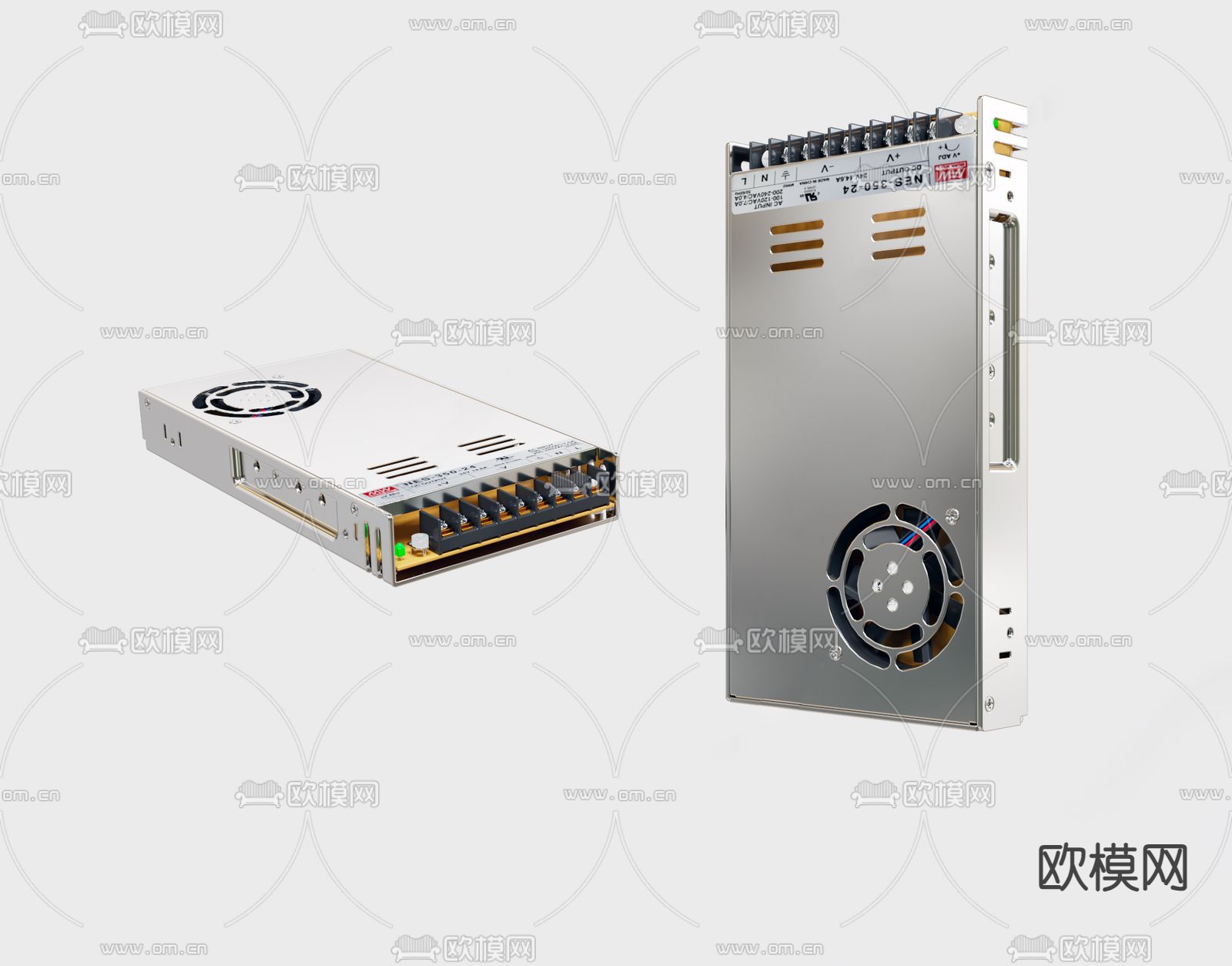 开关电源 直流电源3d模型下载