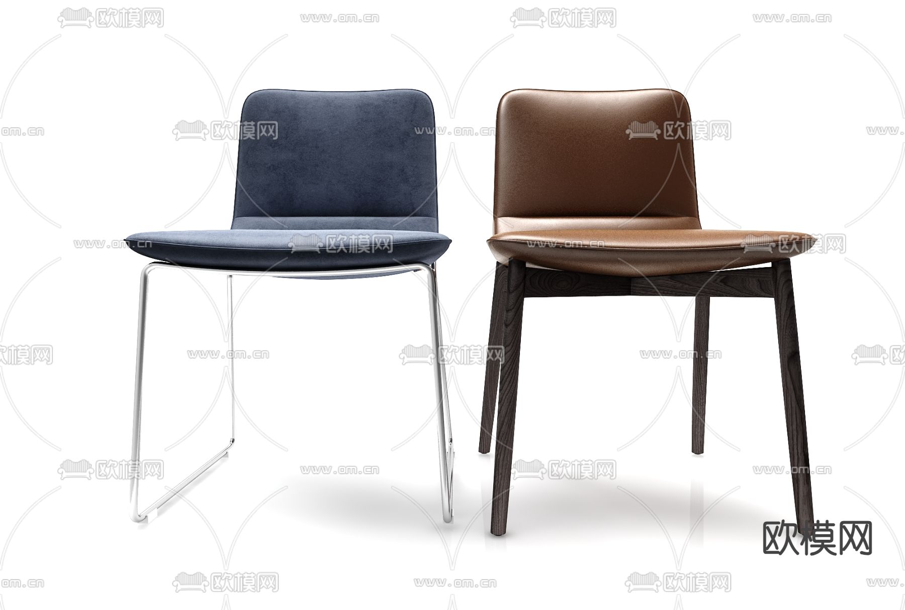 现代椅子 餐椅3d模型下载