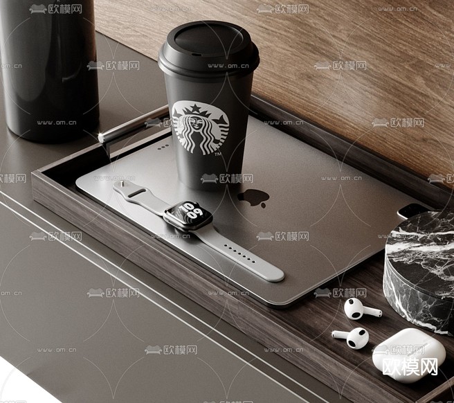 电视背景3d模型下载(渲染图3)