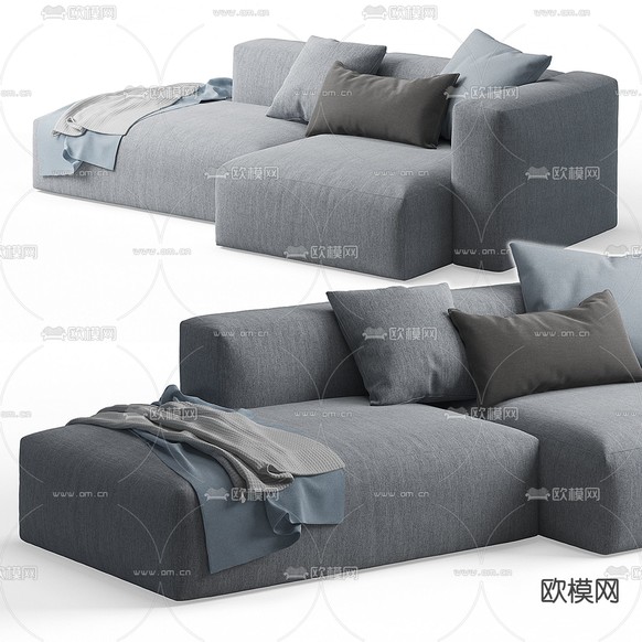 Mags 休闲沙发3d模型下载