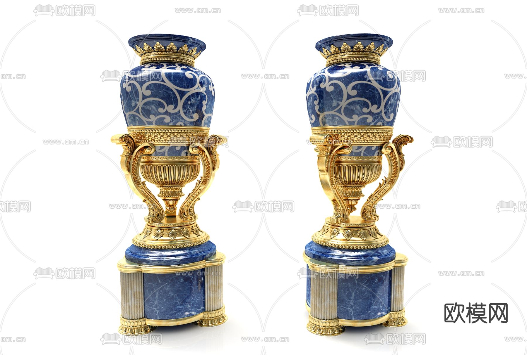 现代装饰品 器皿3d模型下载