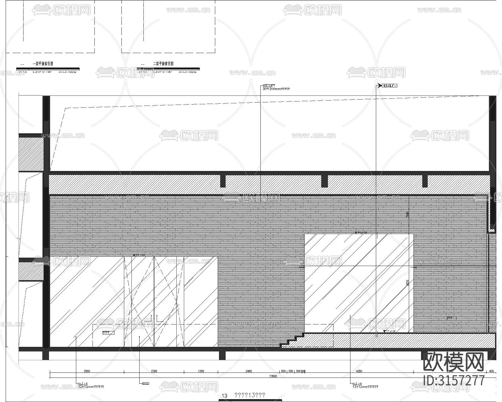 会所cad施工图下载（渲染图6）