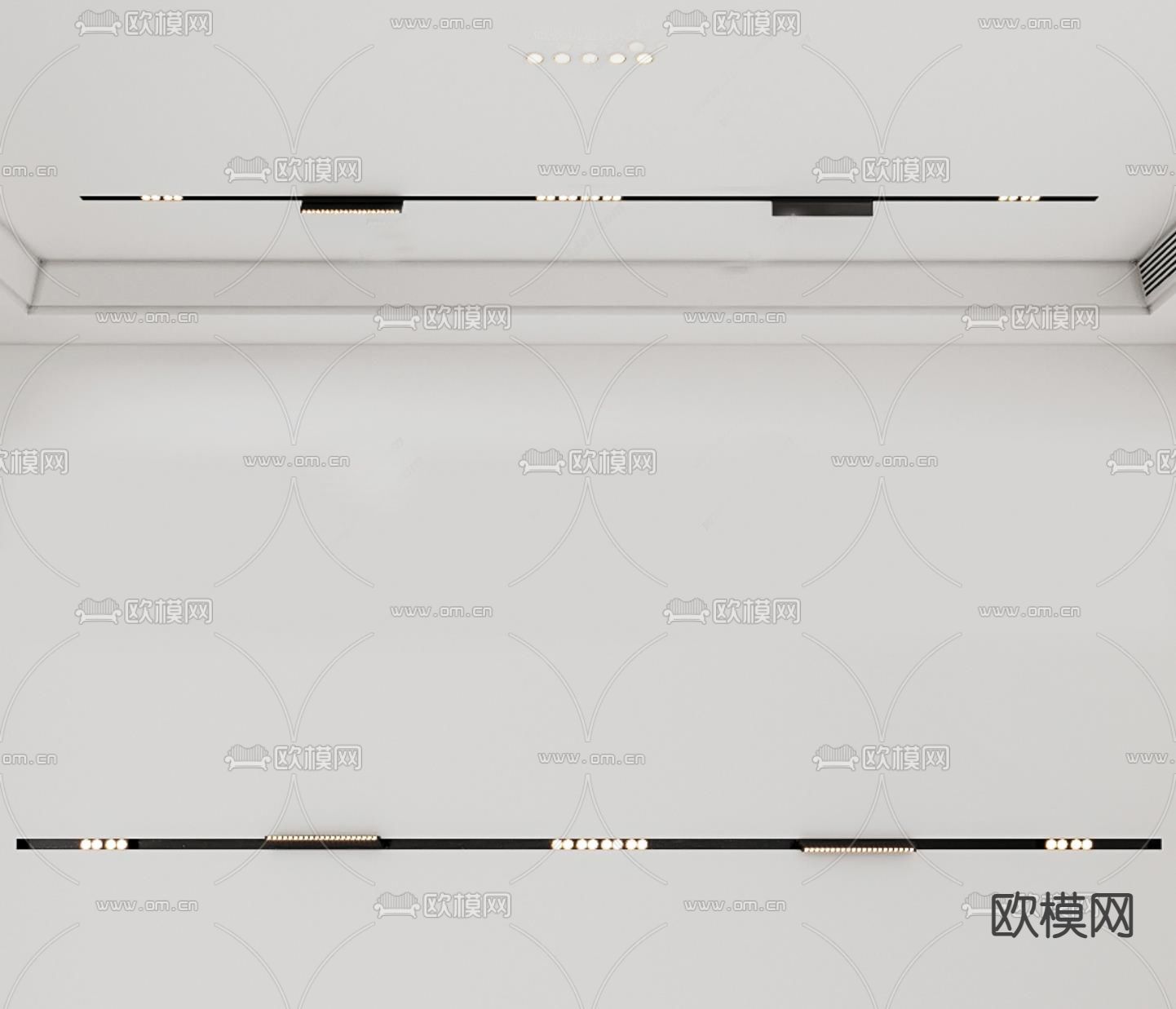 磁吸灯 筒灯3d模型下载