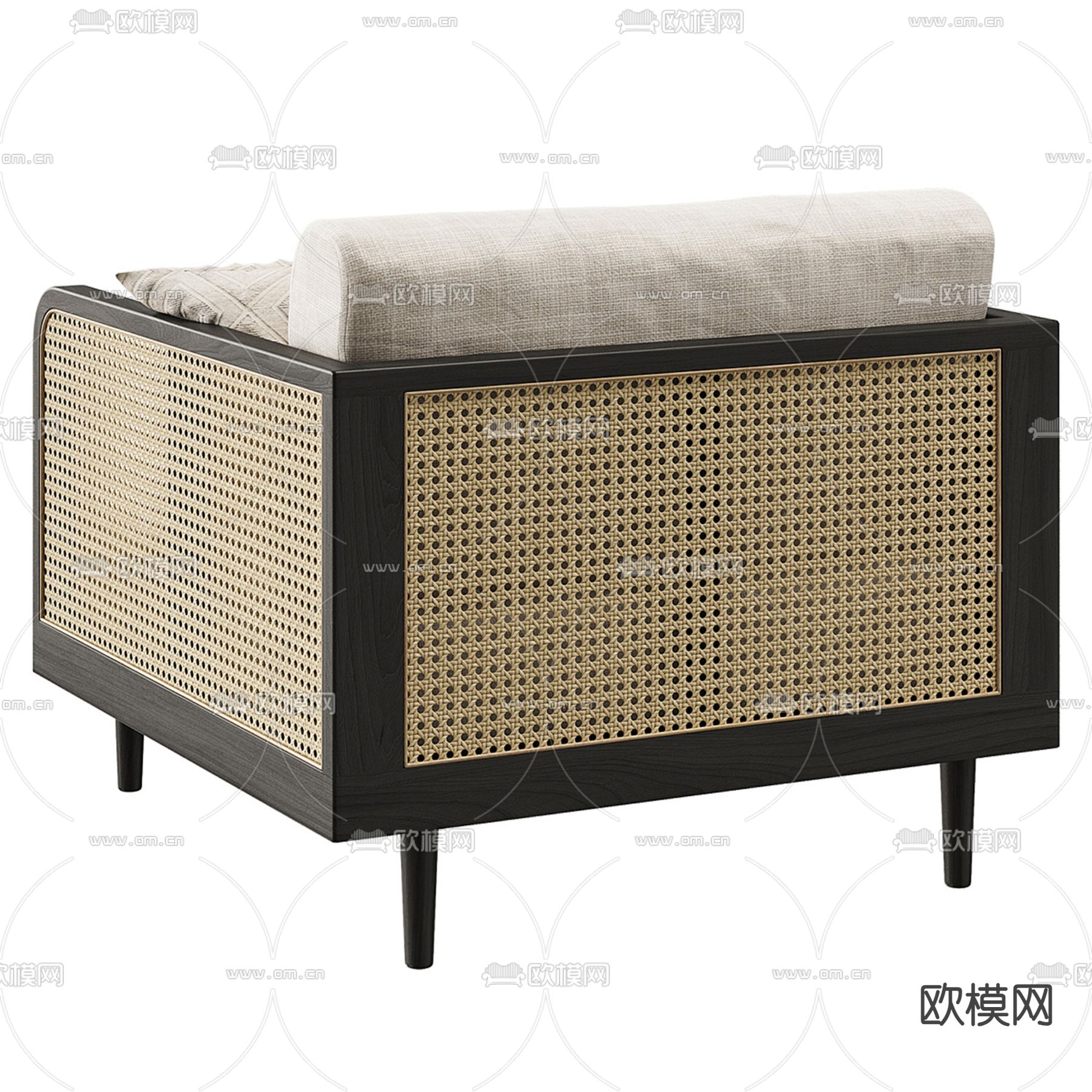 Cosmo 单人沙发3d模型下载（渲染图2）