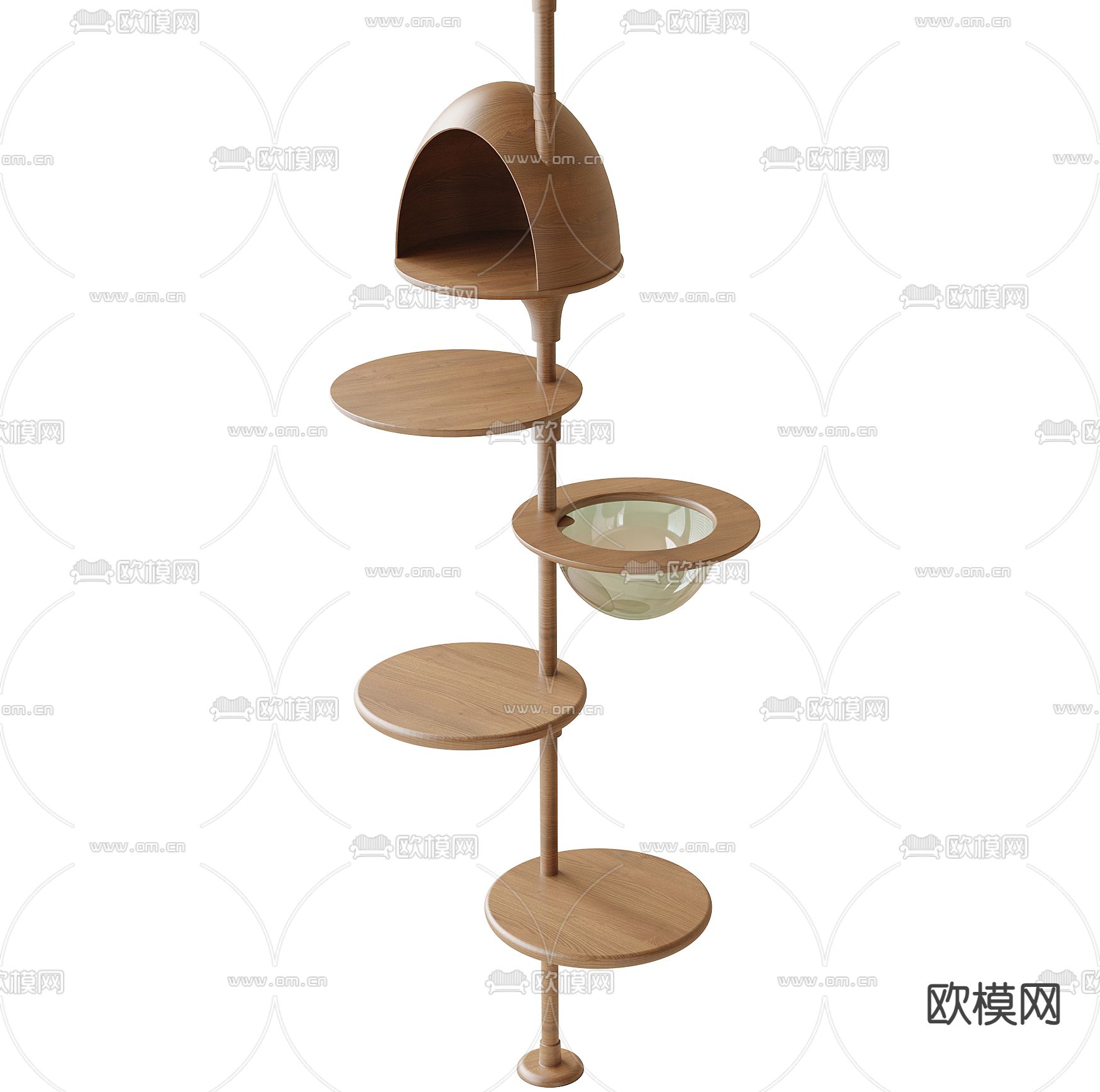 现代猫爬梯 猫爬架3d模型下载