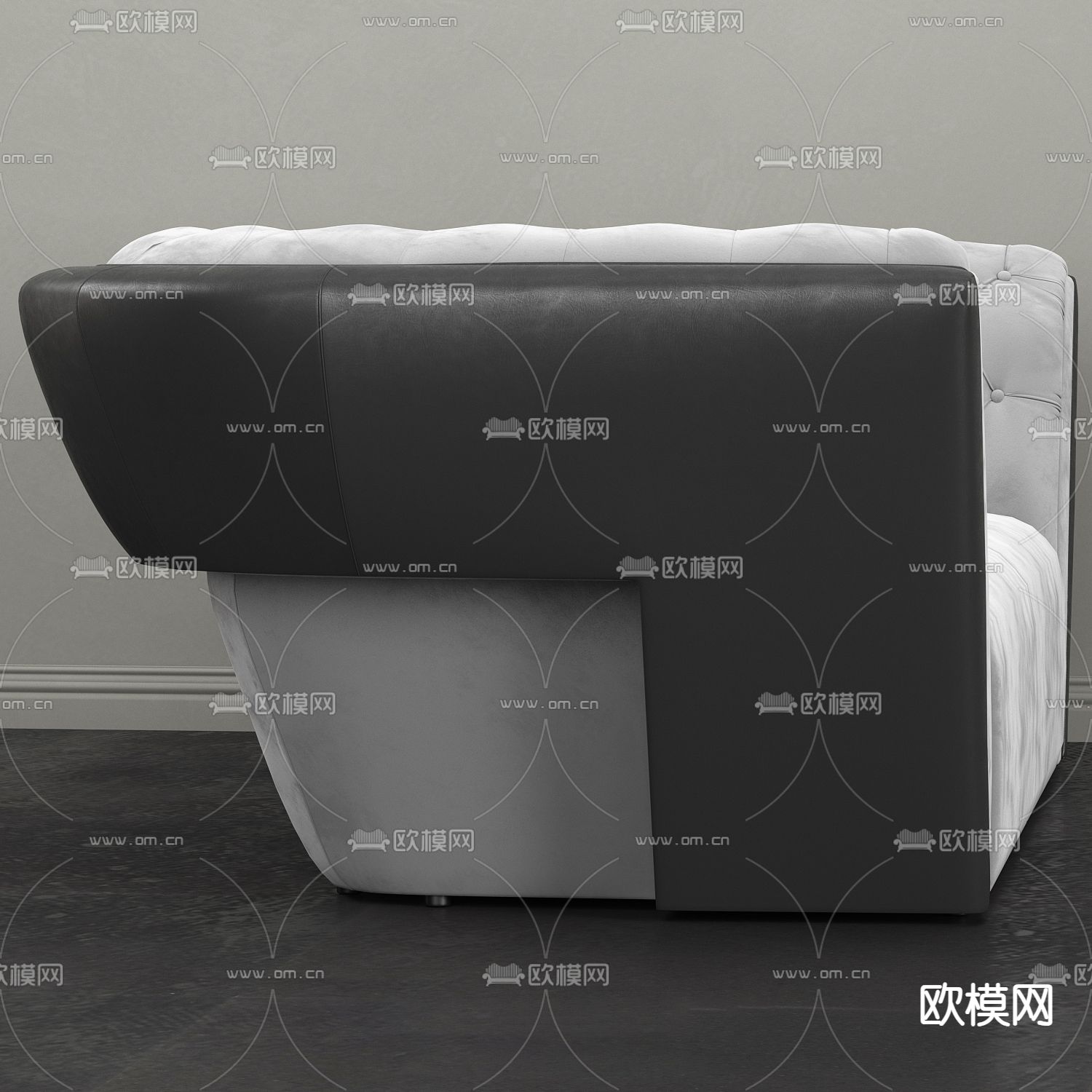 简欧多人沙发su模型下载（渲染图3）